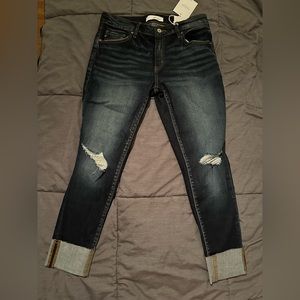 KanCan ankle skinny mid rise